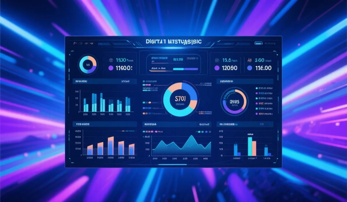 数字趋势分析仪表板
